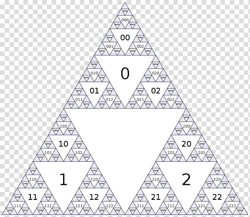 The Fractal Geometry of Nature Sierpinski triangle Koch snowflake Hausdorff dimension, Mathematics transparent background PNG clipart