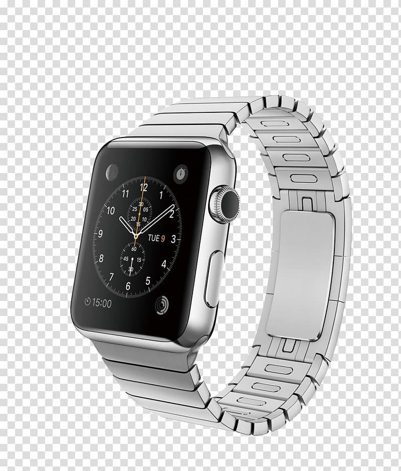 Apple Watch Series 2 Stainless steel, Apple Watch transparent background PNG clipart