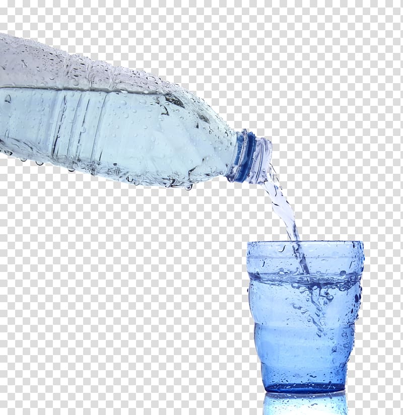 Drinking water Mineral water Bottle, Free bottle of mineral water to pull transparent background PNG clipart