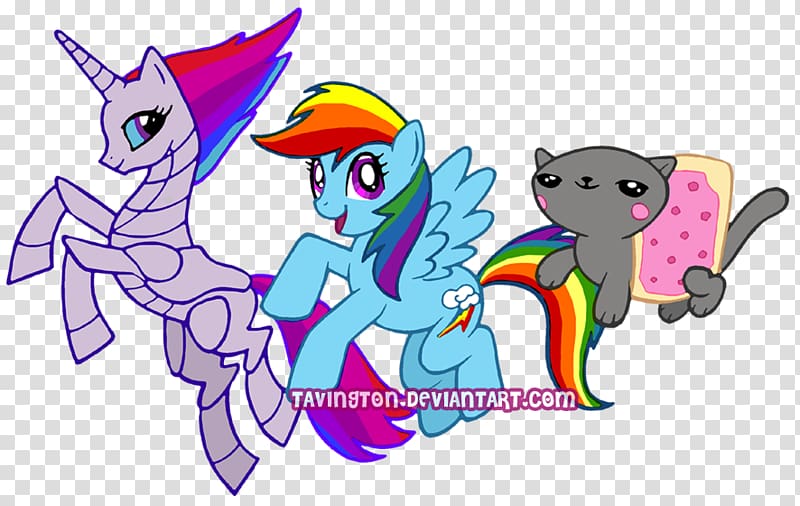 Rainbow Dash Robot Unicorn Attack Nyan Cat , Cat transparent background PNG clipart