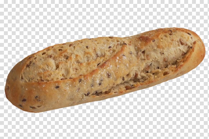 Rye bread Baguette Brown bread Sourdough Whole grain, bread transparent background PNG clipart