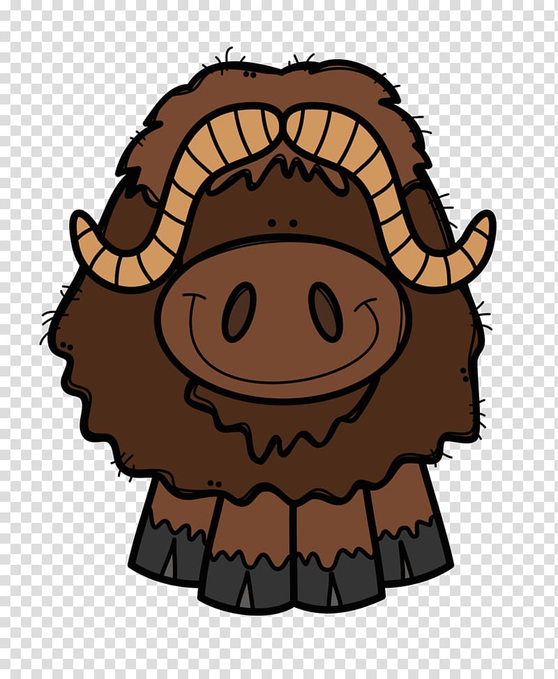 Snout Character Fiction , Musk Ox transparent background PNG clipart