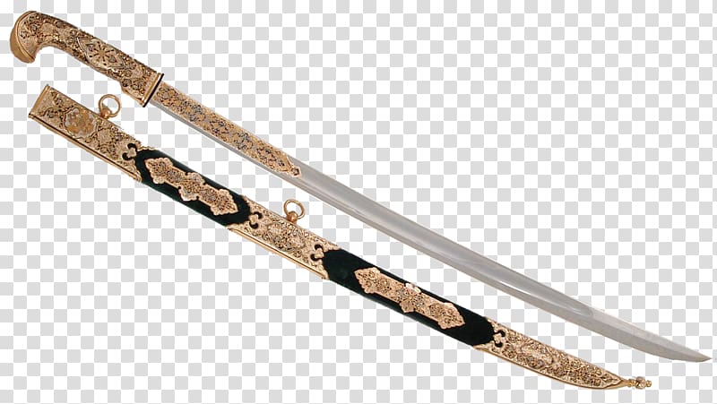 Sabre Terek Cossacks Knife Shashka Stanitsa, sabre transparent background PNG clipart