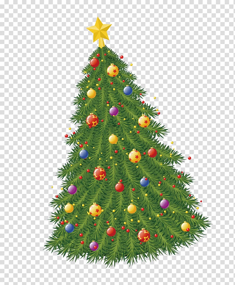 Santa Claus Christmas tree Christmas ornament , Beautiful Christmas ...