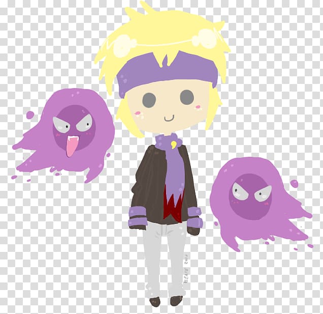 Pokémon HeartGold and SoulSilver Haunter Gastly Mew, drawing morty transparent background PNG clipart