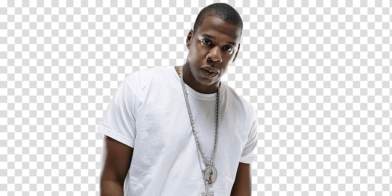 man wearing used white shirt, Jay Z White T Shirt transparent background PNG clipart