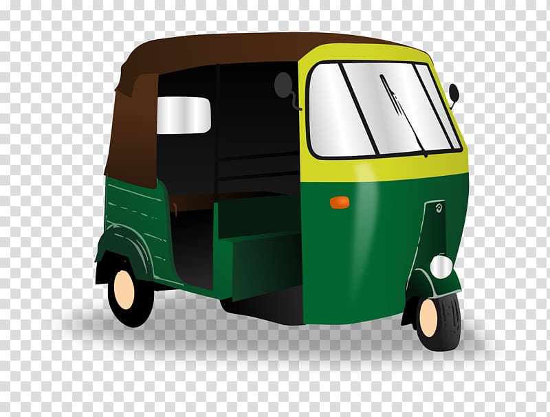 Auto rickshaw Car, three people transparent background PNG clipart