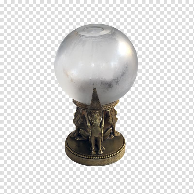 Crystal ball Pedestal Glass Vase, bronze drum vase design transparent background PNG clipart