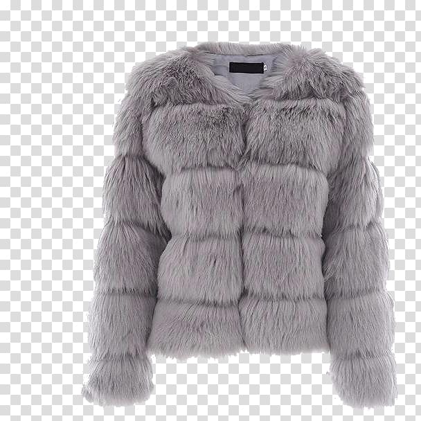 Fake fur Coat Fur clothing Jacket, fur Coat transparent background PNG clipart