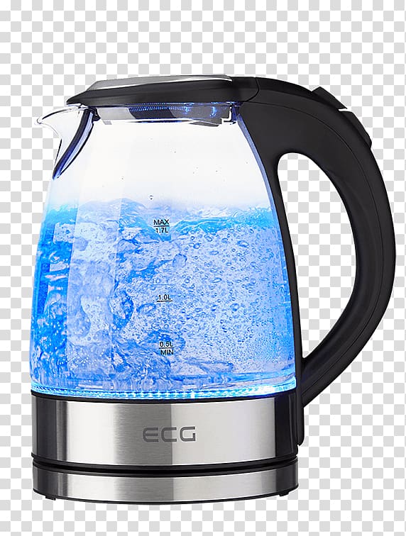 Electric kettle Glass fiber Electric water boiler, Glass Kettle transparent background PNG clipart