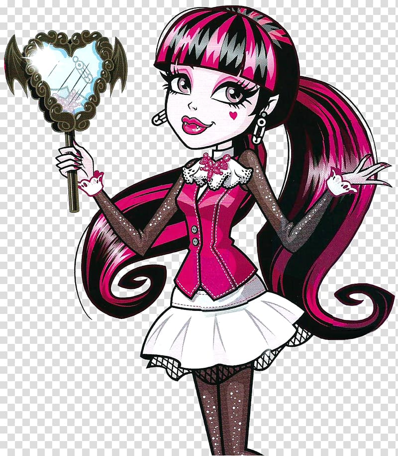 Monster High Draculaura Doll Frankie Stein, doll transparent background PNG clipart