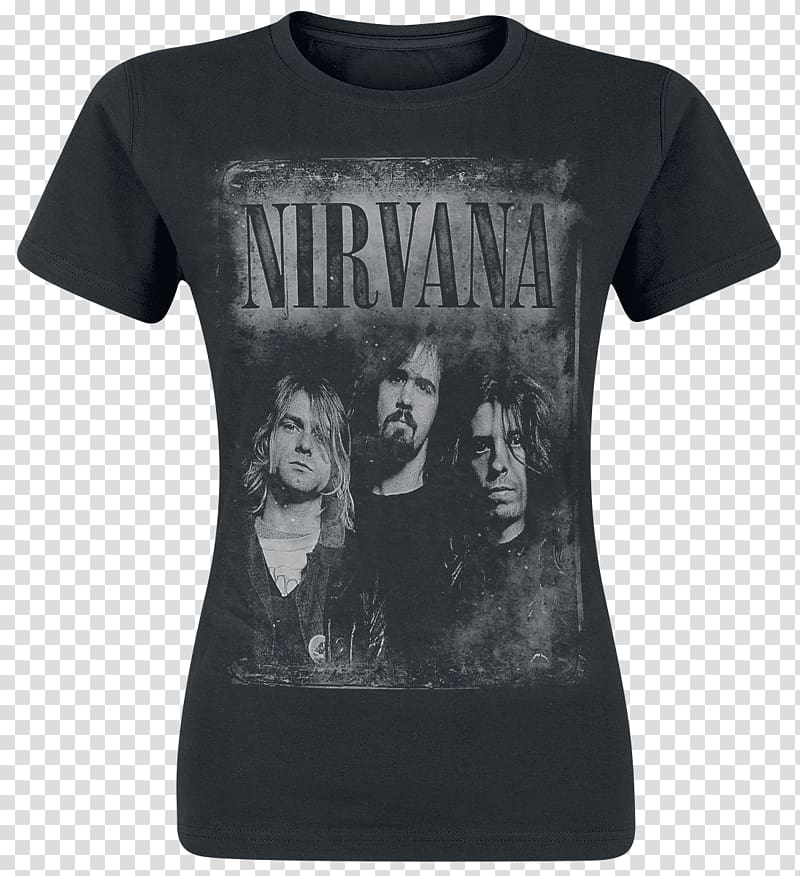 T-shirt Nirvana Top Clothing, T-shirt transparent background PNG clipart