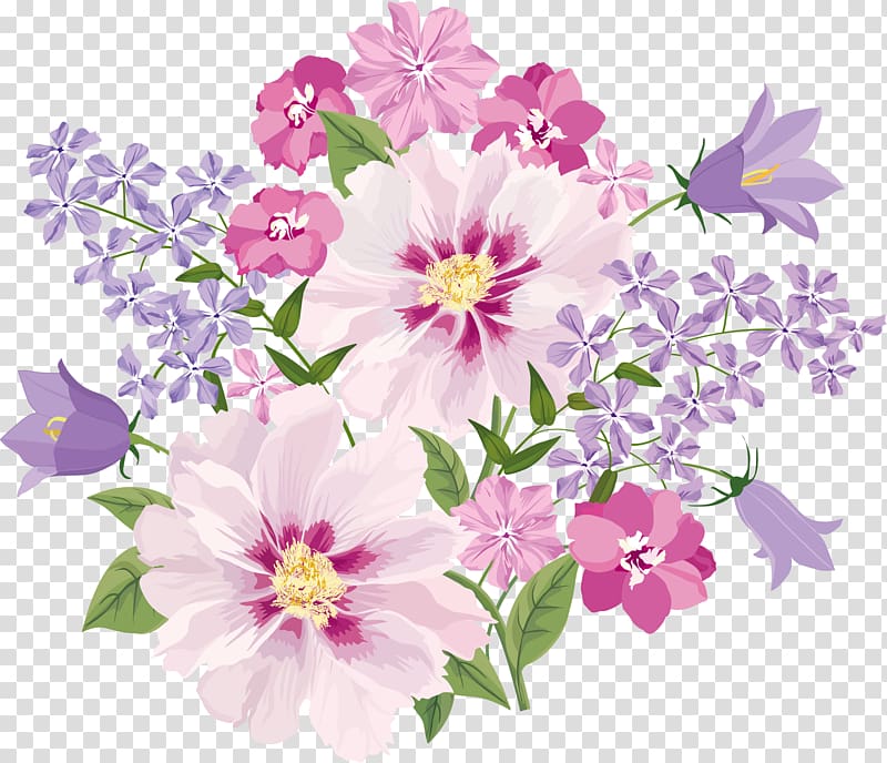 Flower bouquet Floral design , pretty spray transparent background PNG clipart