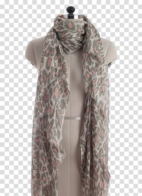 Fashion Scarf Animal print Suit Clothing Accessories, leopard print transparent background PNG clipart
