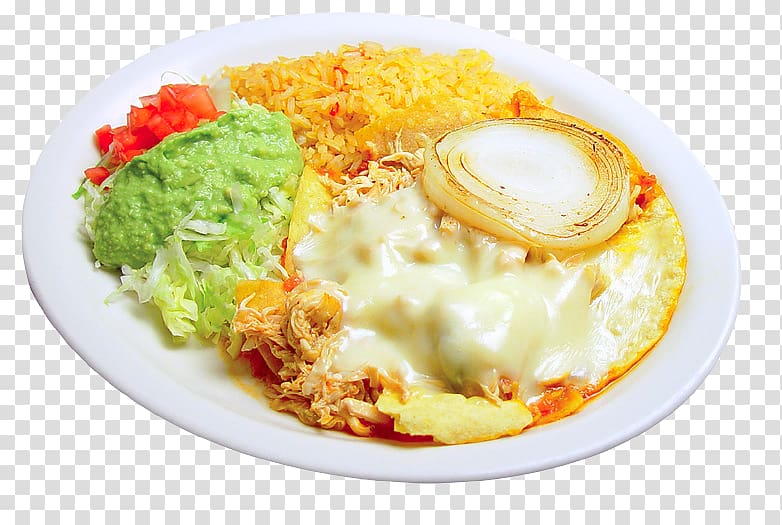 Mexican cuisine Vegetarian cuisine Chalupa Chilaquiles Enchilada, chimichanga transparent background PNG clipart