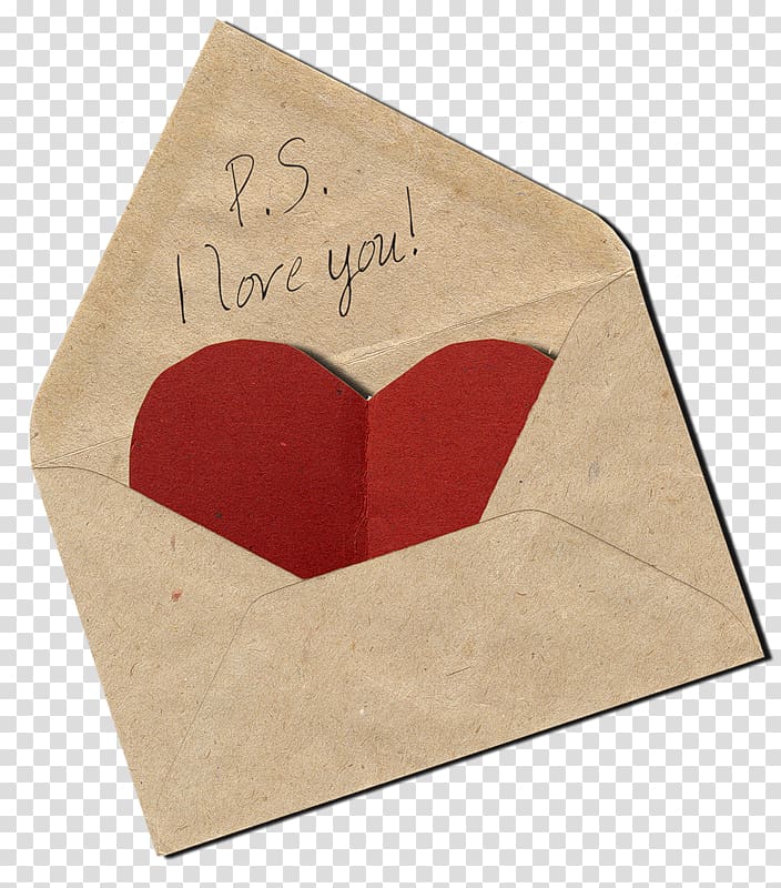 Paper Envelope Valentine\'s Day, Envelope transparent background PNG clipart