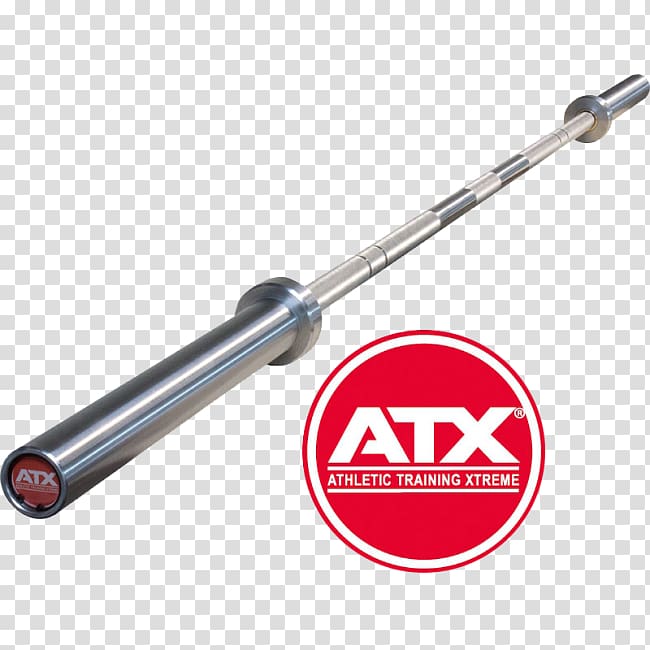 ATX Power Bar Chrom ATX Power Bar 220 cm +700 kg Free Weight Bars Barbell ATX Power Bar Black Mamba + 700 kg, barbell transparent background PNG clipart