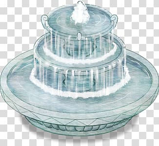 Fountain transparent background PNG clipart