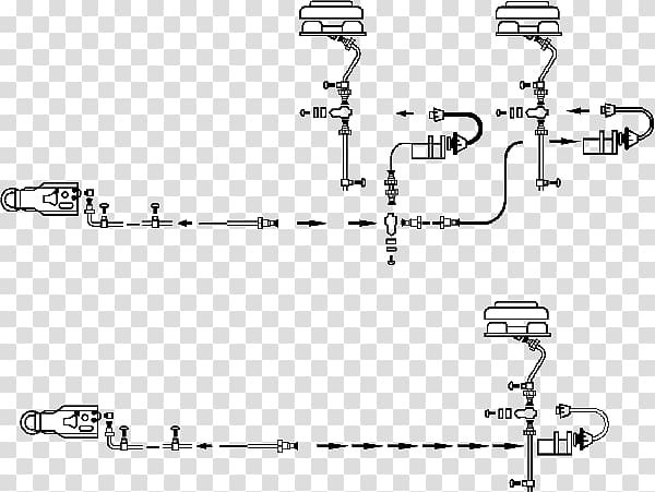 Trailer brake controller Diagram Drawing Electric friction brake, break Line transparent background PNG clipart