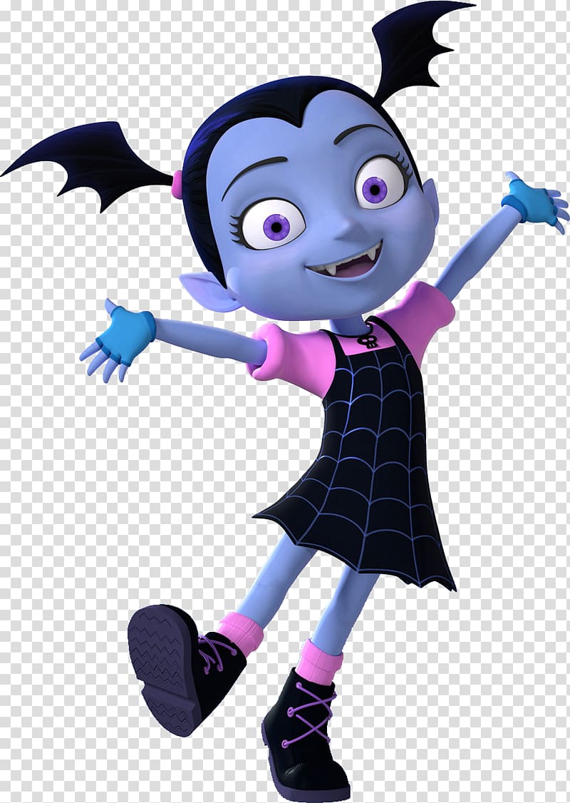 smiling vampire girl wearing pink and black dress illustration, Disney Junior Television show Boris Hauntley Oxana Hauntley Animated series, coco transparent background PNG clipart