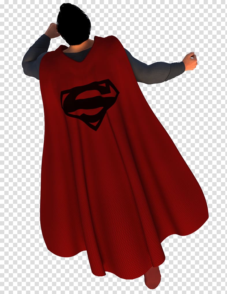 Superman Cape Justice League Film Series Shoulder Cloak, superman transparent background PNG clipart