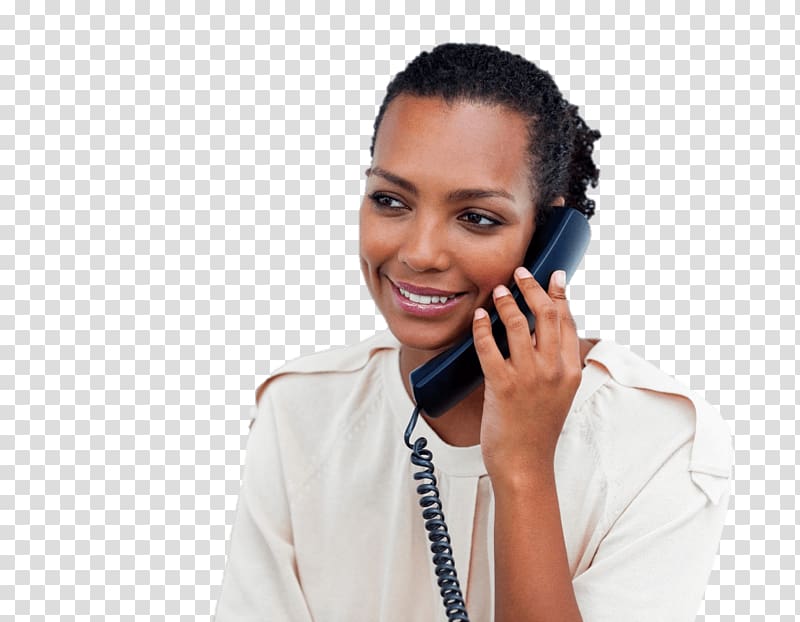 Telephone Dr. Omoteniola D. Awofolu Microphone Telemarketing, white-collar beauty transparent background PNG clipart