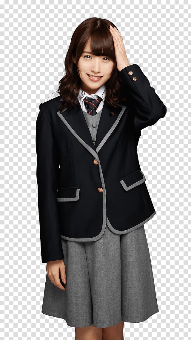 Nanami Hashimoto Blazer Harujionga Sakukoro Nogizaka46 School uniform, read story transparent background PNG clipart