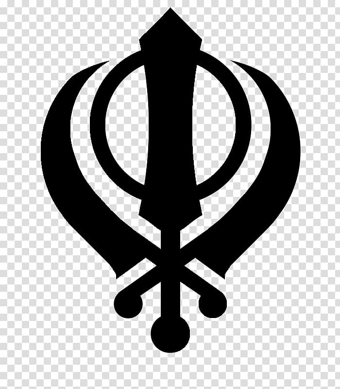 black and white sword sketch, Golden Temple Sikhism Khanda Symbol Religion, Khanda File transparent background PNG clipart