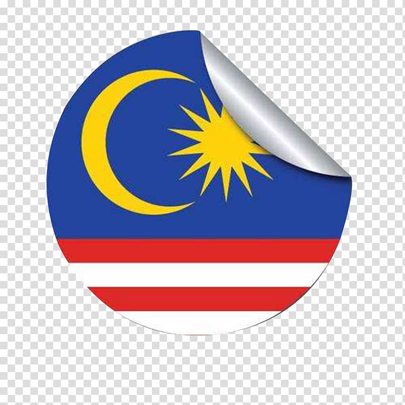 blue and red flag , Flag of Malaysia Flag of China, Malaysian flag stickers transparent background PNG clipart