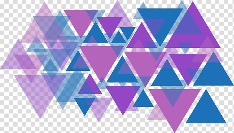 blue and pink triangle illustrations, Triangle Graphic design, triangulo transparent background PNG clipart