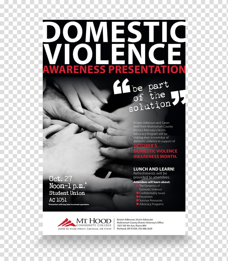 Poster Brand, National Coalition Against Domestic Violence transparent background PNG clipart