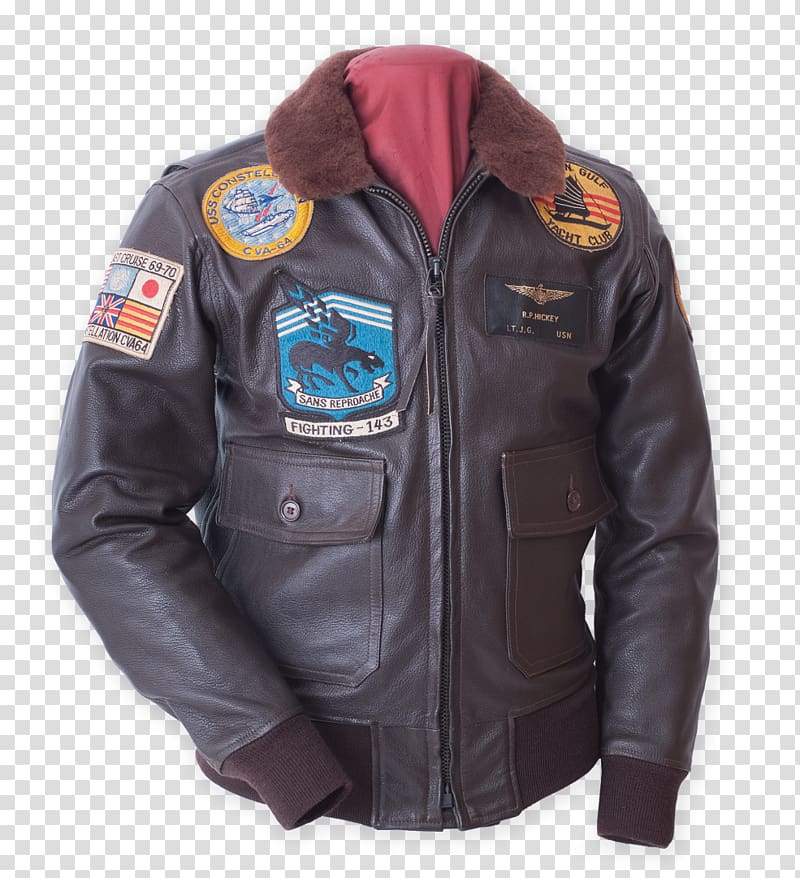 G-1 military flight jacket Leather jacket A-2 jacket, jacket transparent background PNG clipart
