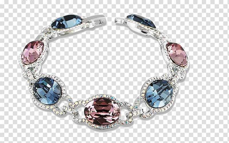 Bracelet Swarovski AG Earring Crystal Quartz, Swarovski Elements Crystal Bracelet transparent background PNG clipart