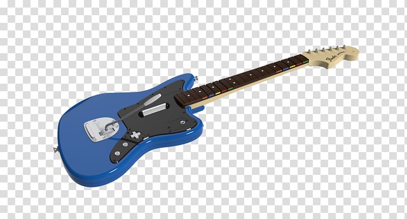 Rock Band 4 Electric guitar Guitar controller Fender Jaguar, electric guitar transparent background PNG clipart