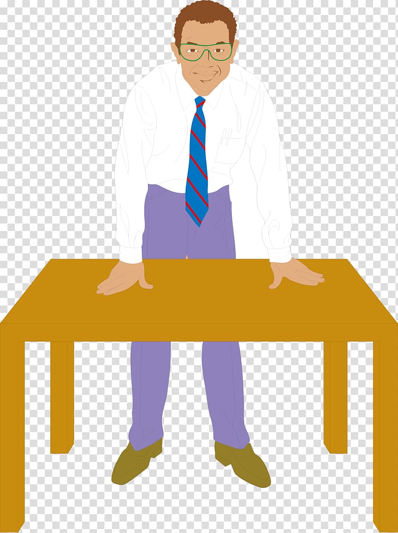 Table Cartoon Illustration, Table characters transparent background PNG clipart