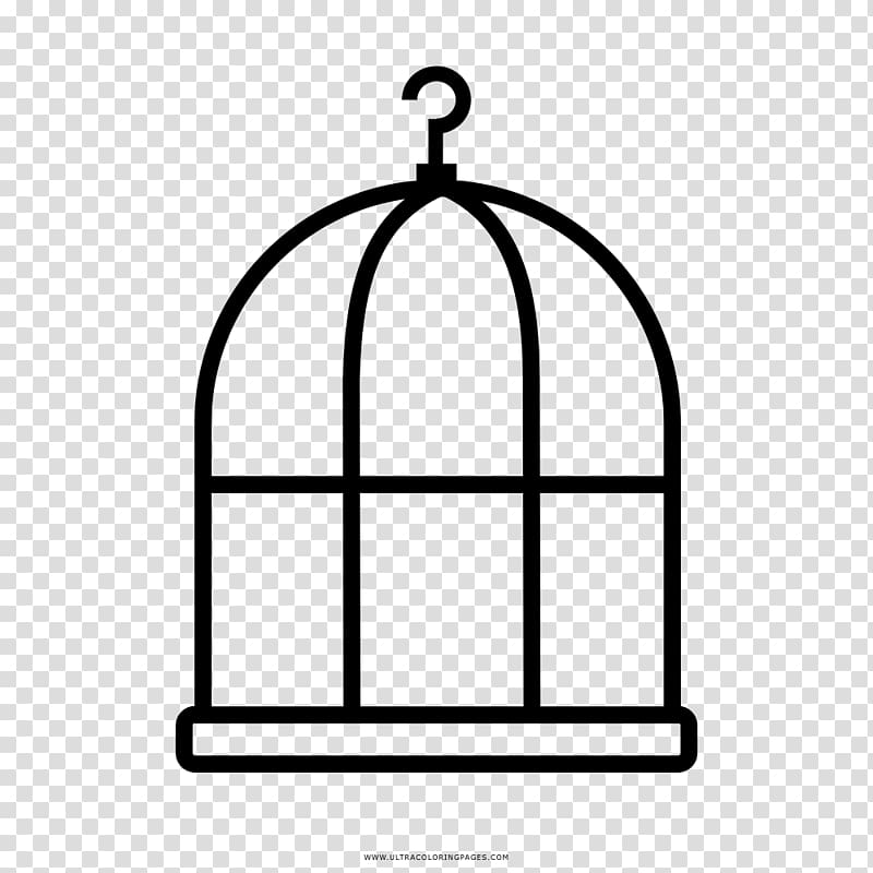Cage Drawing Coloring book Line art, one colour transparent background PNG clipart