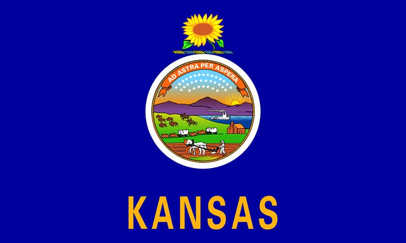 Flag of Kansas State flag Flag of the United States, Flag Outline transparent background PNG clipart