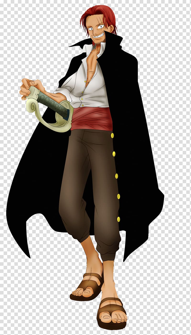 Shanks Dracule Mihawk Monkey D. Luffy Red Hair Pirates, hair transparent background PNG clipart