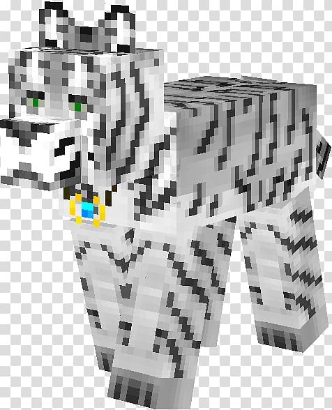 Minecraft Tiger Mammal Cat-like Game, tiger skin transparent background PNG clipart