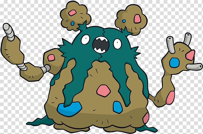Pokémon Garbodor Trubbish Pokédex Weezing, mud transparent background PNG clipart
