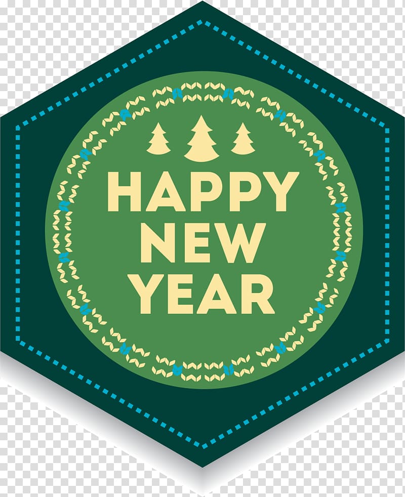 New Years Day New Year card Wish New Years Eve, Happy New Year card transparent background PNG clipart