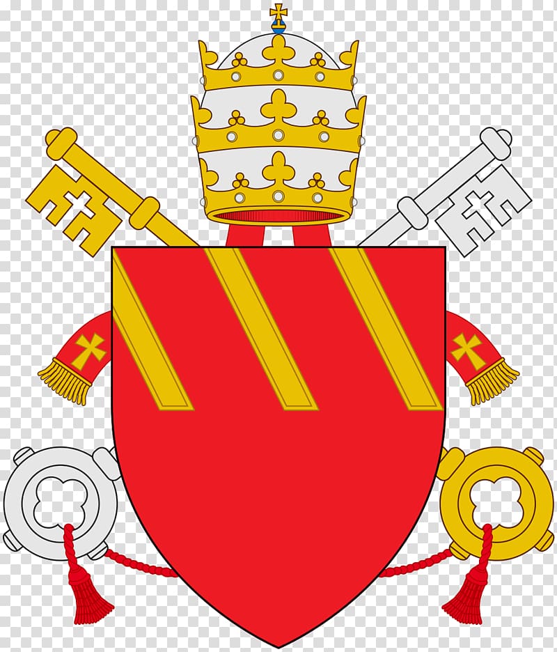 Pope Papal coats of arms Coat of arms Crest Escutcheon, pope transparent background PNG clipart