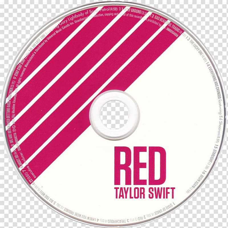 Red Taylor Swift Album Cover Music Enterprises Album Cover Transparent