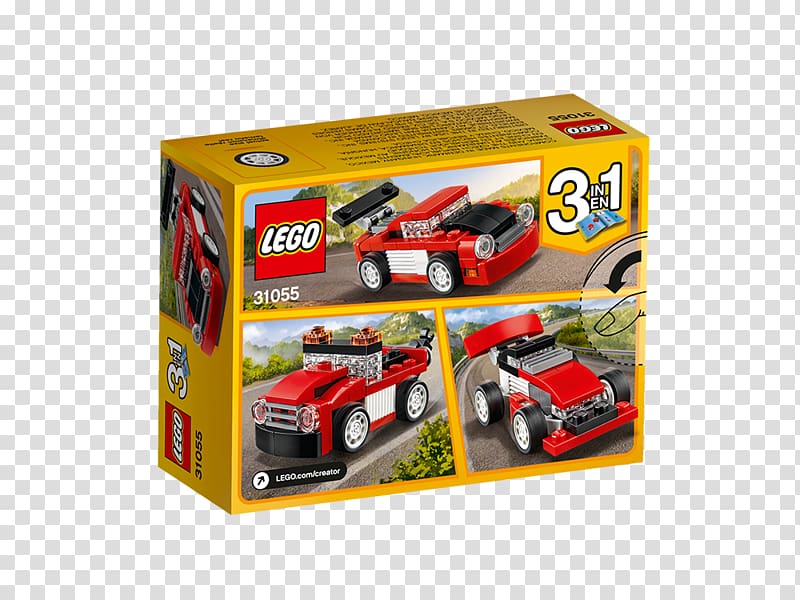 LEGO 31055 Creator Red Racer Amazon.com Lego Creator Toy, toy transparent background PNG clipart