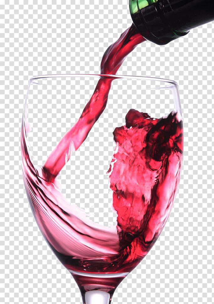 Red Wine Champagne Alcoholic drink, Pour red wine transparent background PNG clipart
