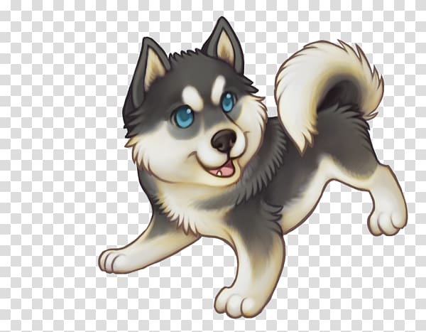 Miniature Siberian Husky Sakhalin Husky Puppy Alaskan Malamute, puppy transparent background PNG clipart