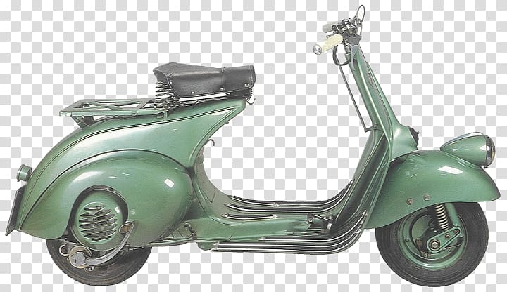 Scooter Piaggio Ape Vespa 125, scooter transparent background PNG clipart