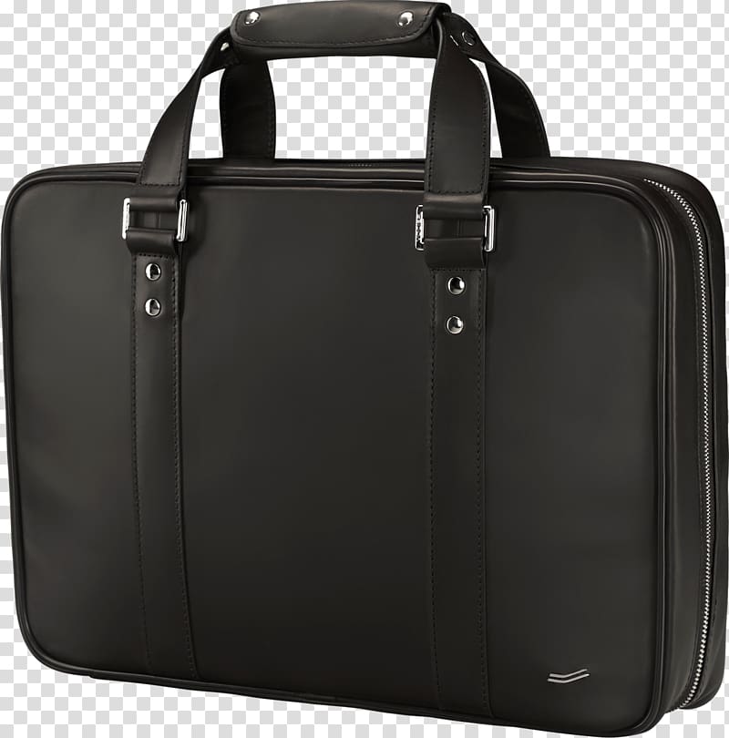 Briefcase Leather Handbag Montblanc, bag transparent background PNG clipart
