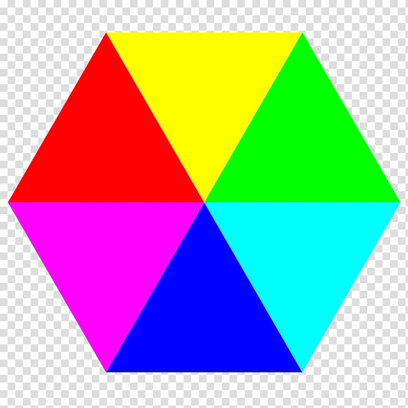 Hexagon Color Triangle Shape , hexagon transparent background PNG clipart