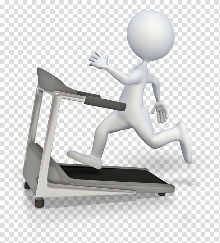 Running Stick figure Treadmill Physical exercise , figure transparent background PNG clipart